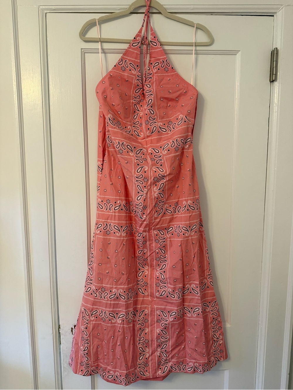 NWT Madewell x Shopbop Smocked Halter Midi Dress in Size Small - Picture 10 of 11
